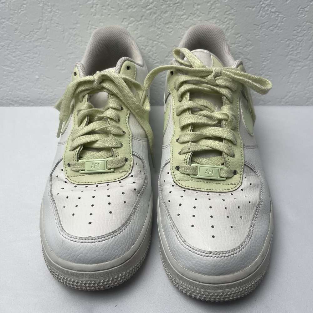 Nike AF1 White 315115-166 Size 9 Women's Sneakers Shoes Low‎ Top Lace Up Leather